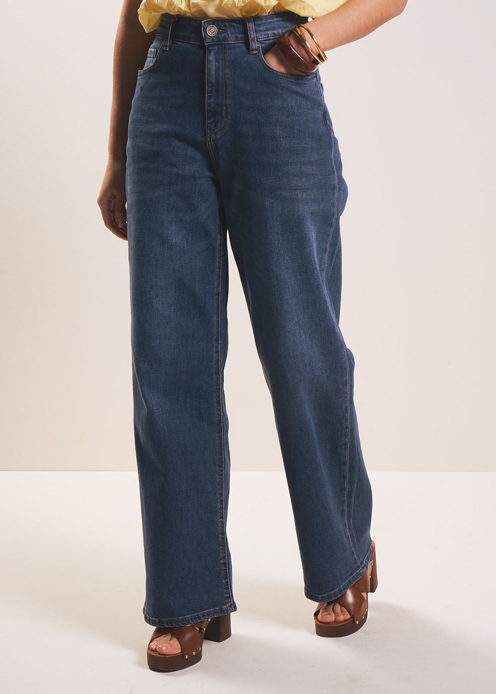 CHLOE Wide-leg jeans - 1 - Sud Express - Sud Express