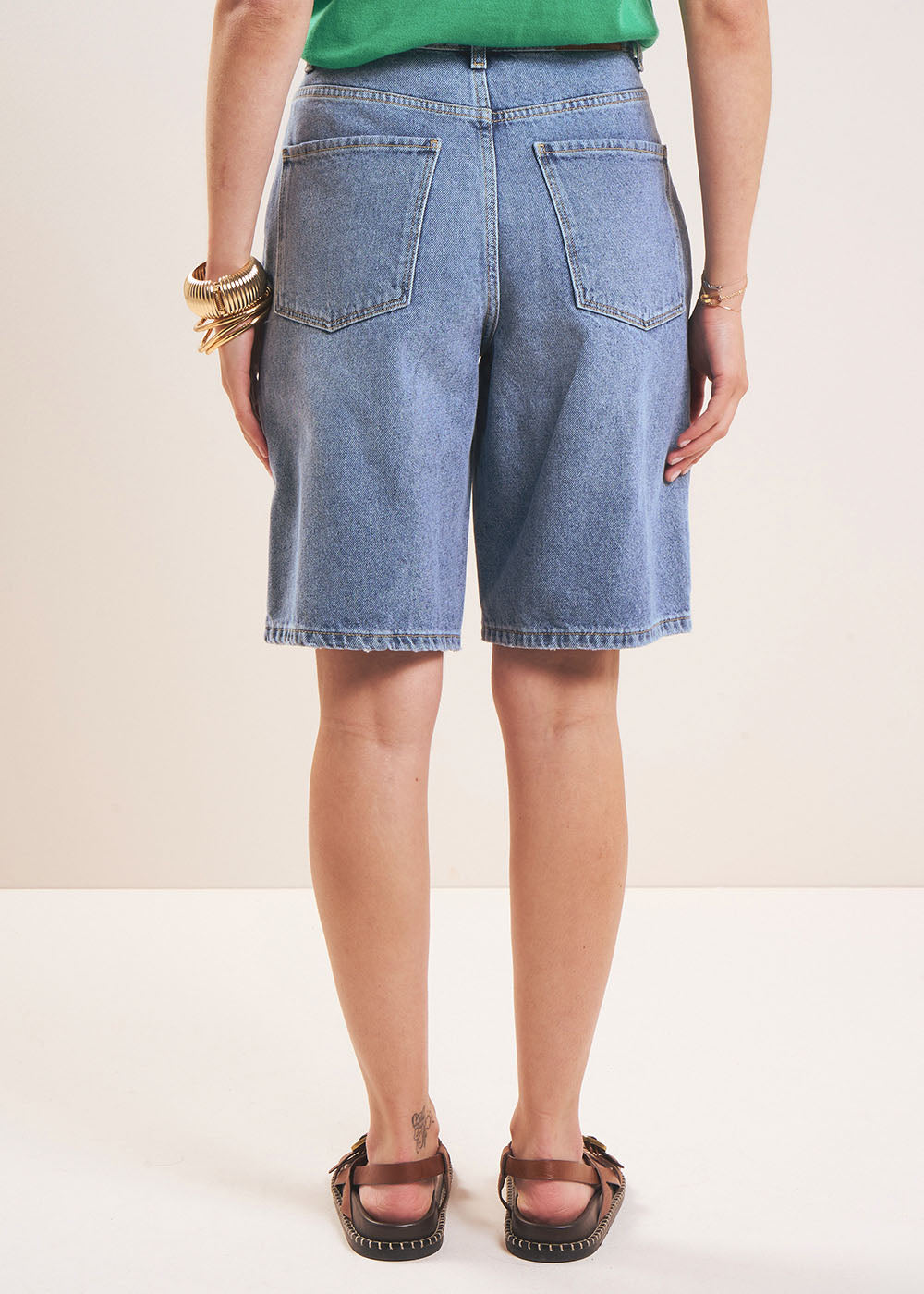 BRENDA Bermuda in denim - 3 - Sud Express - Sud Express