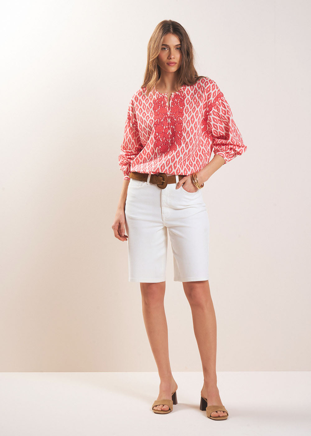 BRENDA Bermuda in denim - 1 - Sud Express - Sud Express