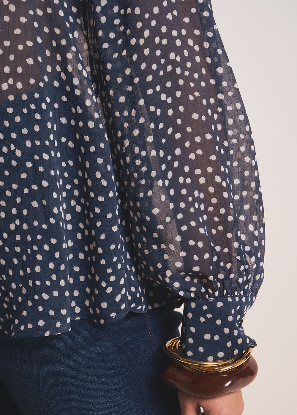CALOLY Polka dot shirt - 4 - Sud Express - Sud Express