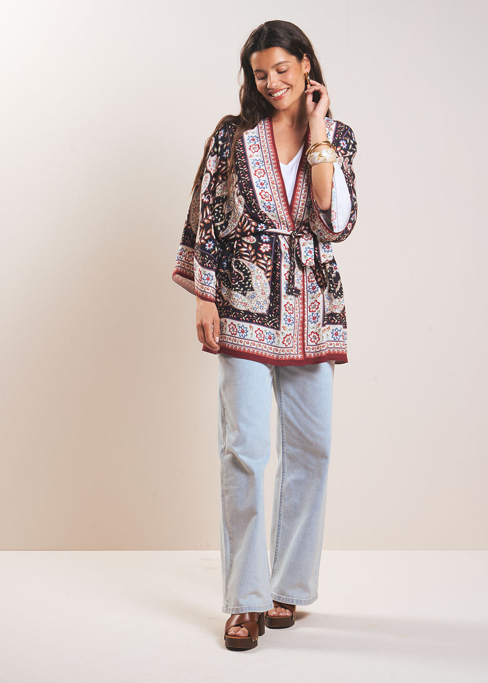VIKALIA Printed kimono - 1 - Sud Express - Sud Express