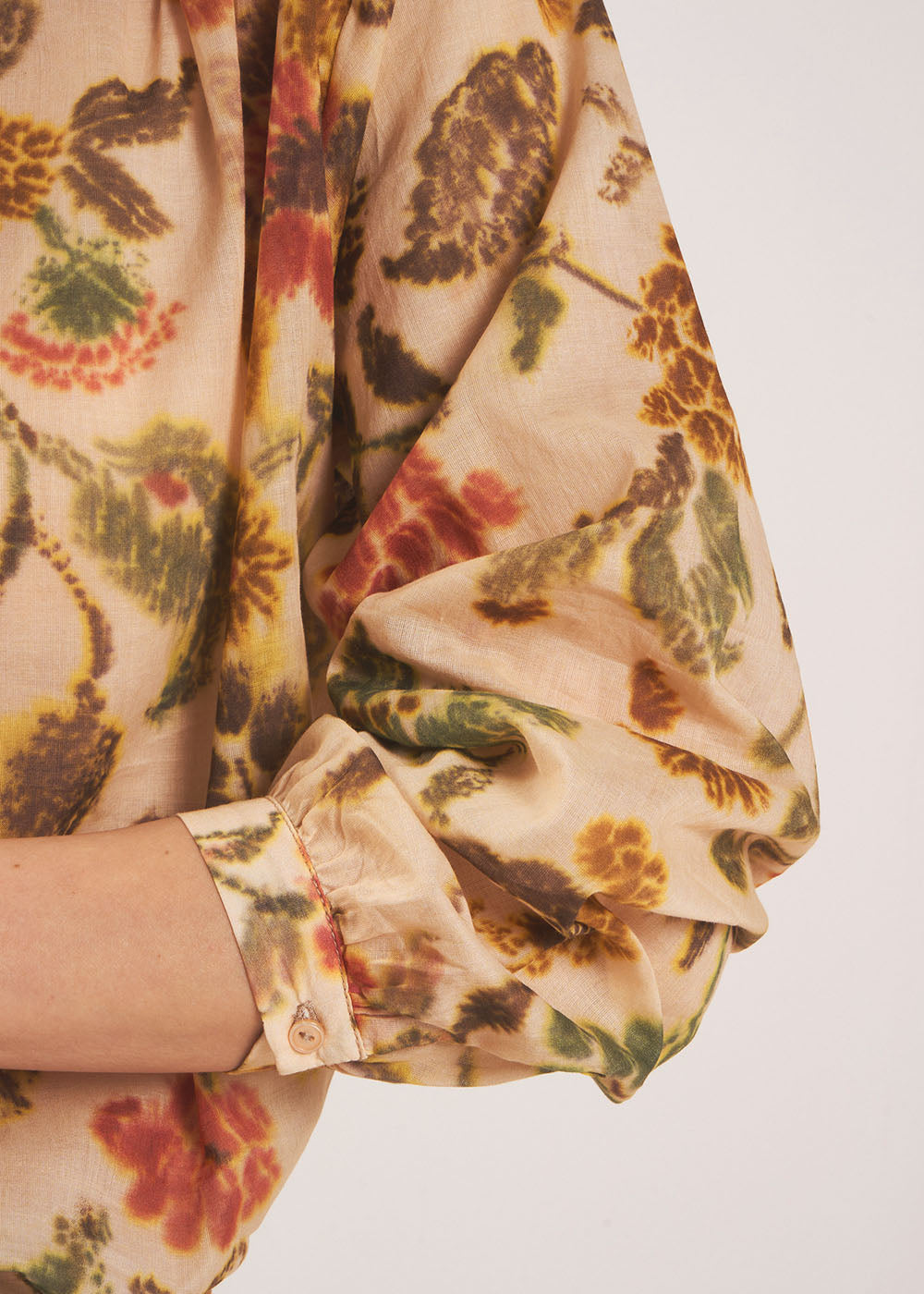 TOBELINE Floral print round-neck blouse - 2 - Sud Express - Sud Express