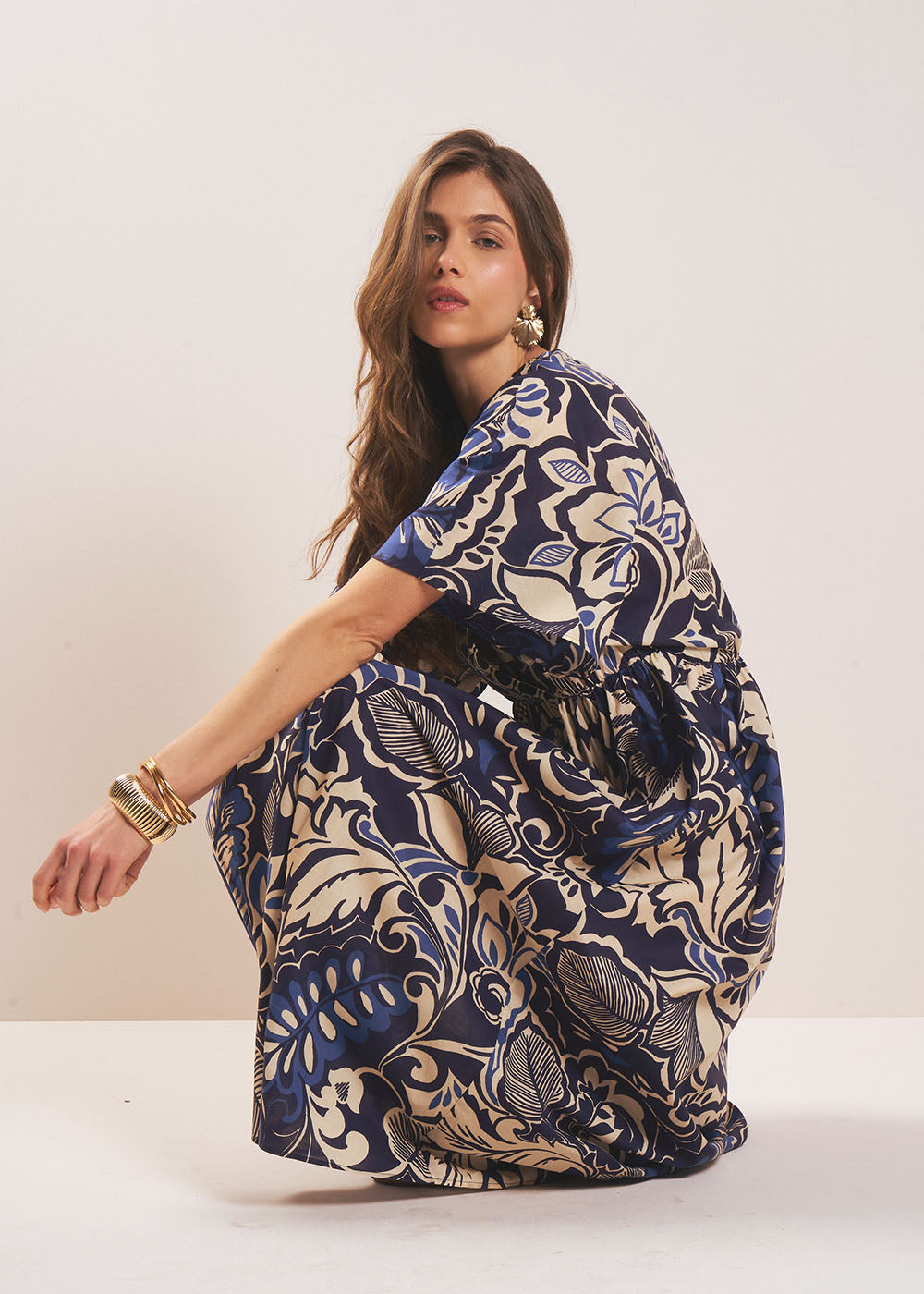 RALOHA  Printed kimono dress - 1 - Sud Express - Sud Express
