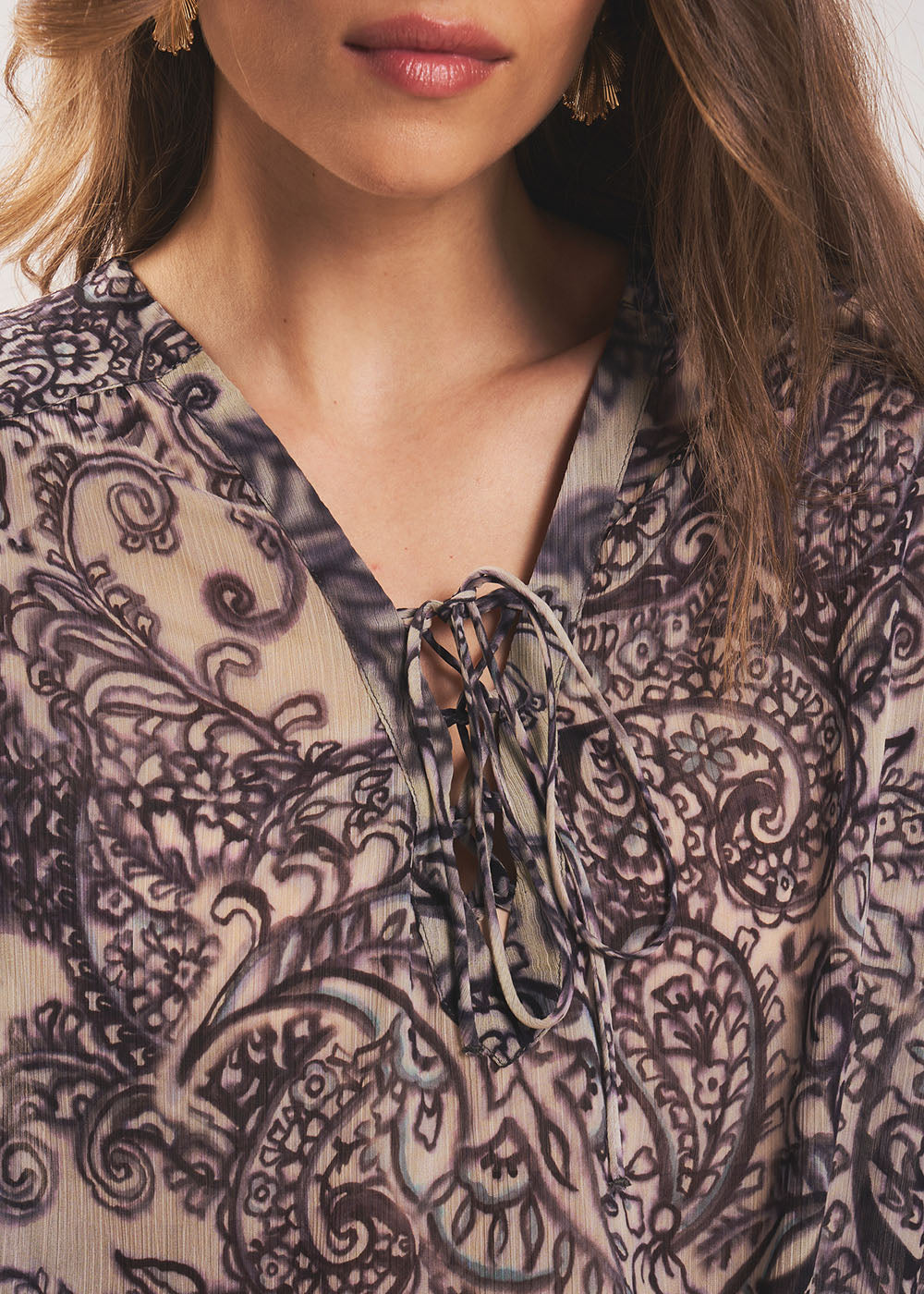 Bohemian-style blouse - Sud Express - 2 - Sud Express