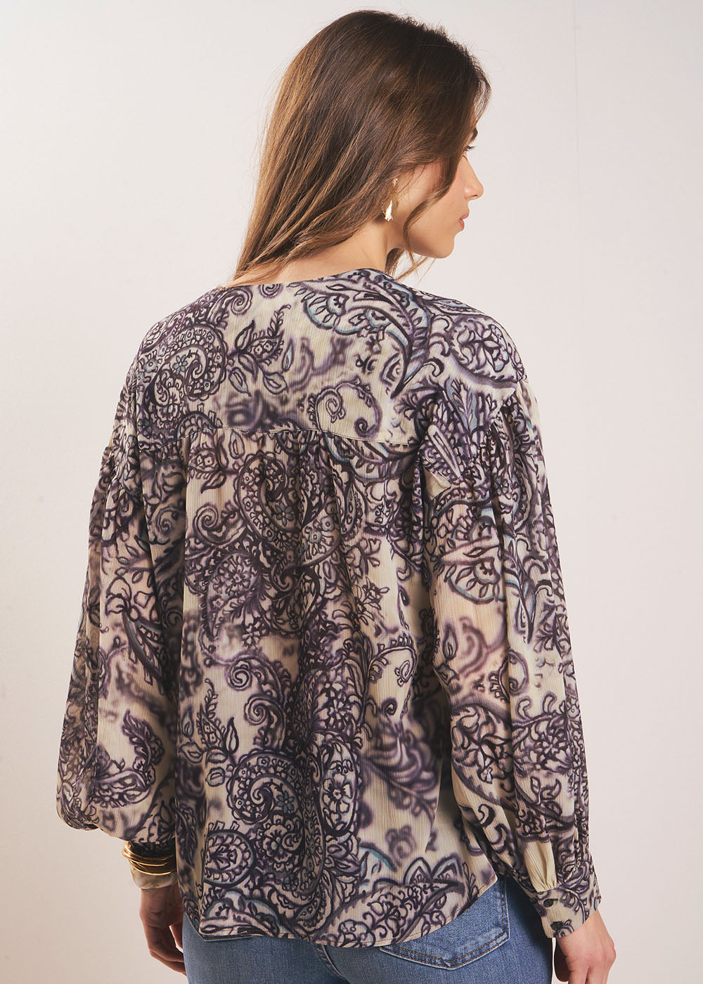 Bohemian-style blouse - Sud Express - 3 - Sud Express