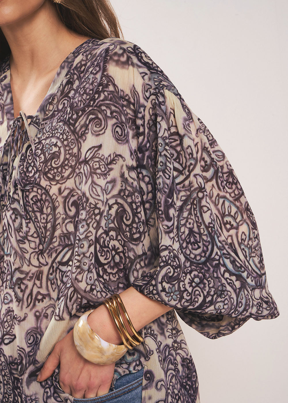Bohemian-style blouse - Sud Express - 4 - Sud Express