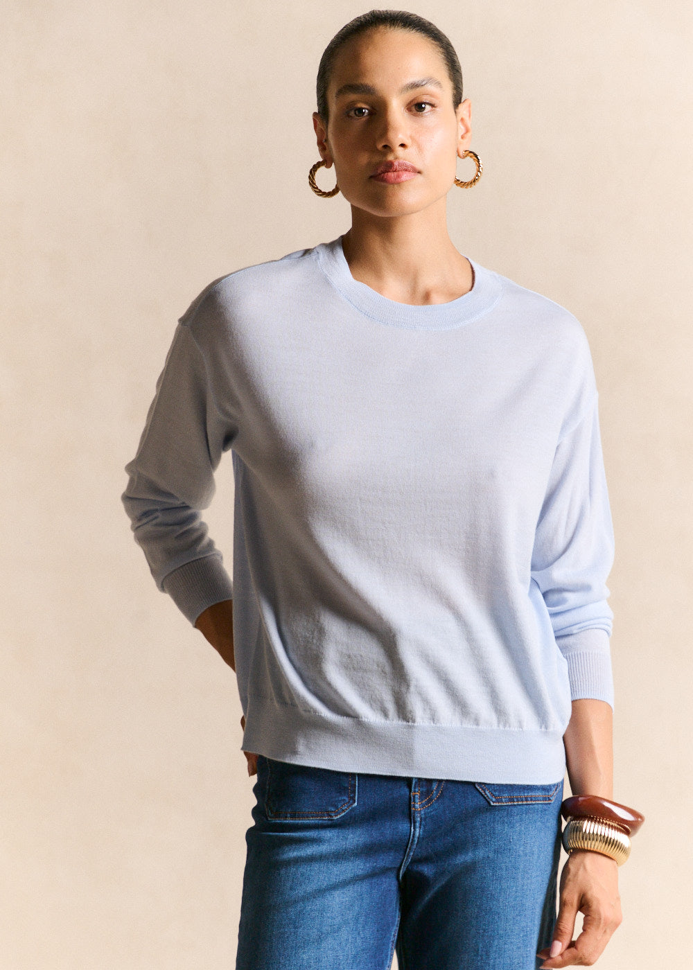 Wool round-neck sweater - Sud Express - 4 - Sud Express