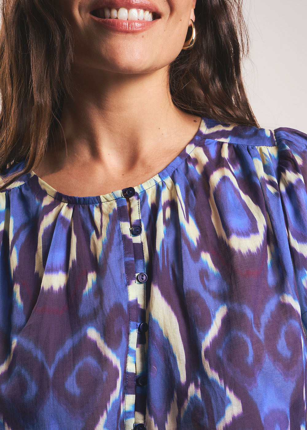 TABALTO Ikat printed top - 2 - Sud Express - Sud Express