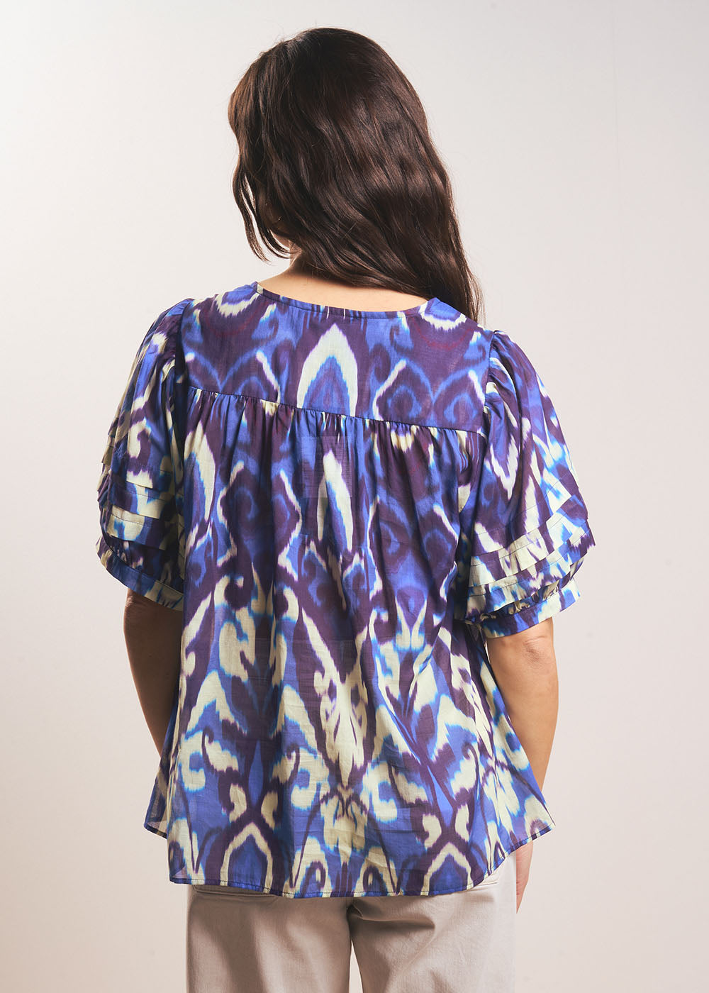 TABALTO Ikat printed top - 3 - Sud Express - Sud Express