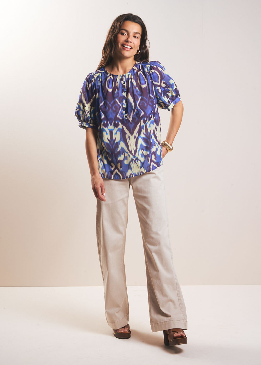 Ikat printed top - Sud Express - 5 - Sud Express