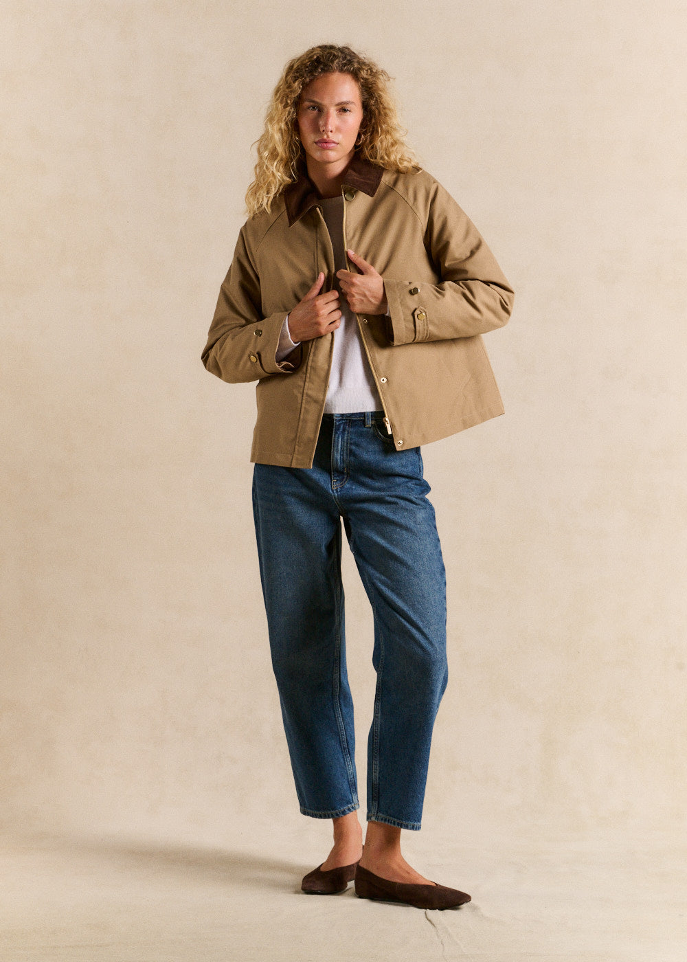 Short jacket with removable quilted lining - Sud Express - 5 - Sud Express