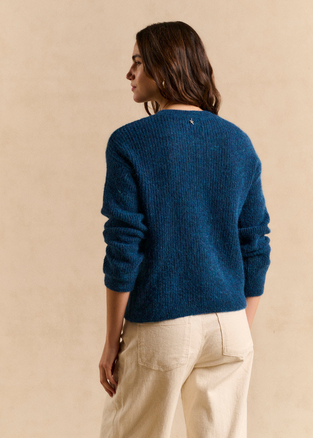 Round-neck alpaca sweater - Sud Express - 3 - Sud Express