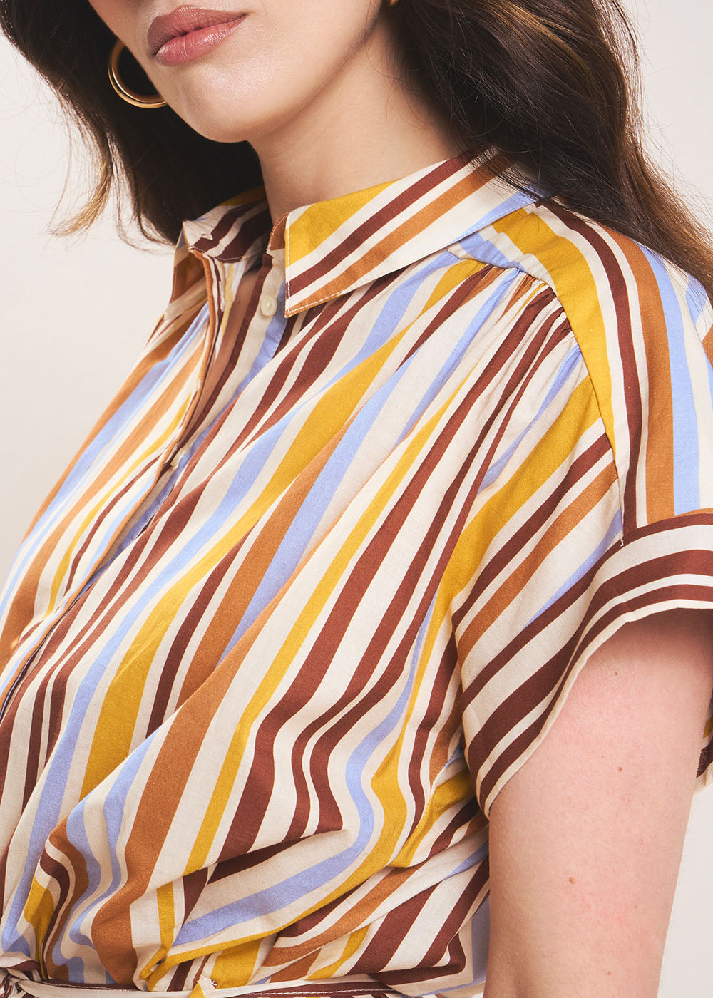 RAMEA Striped short dress - 2 - Sud Express - Sud Express