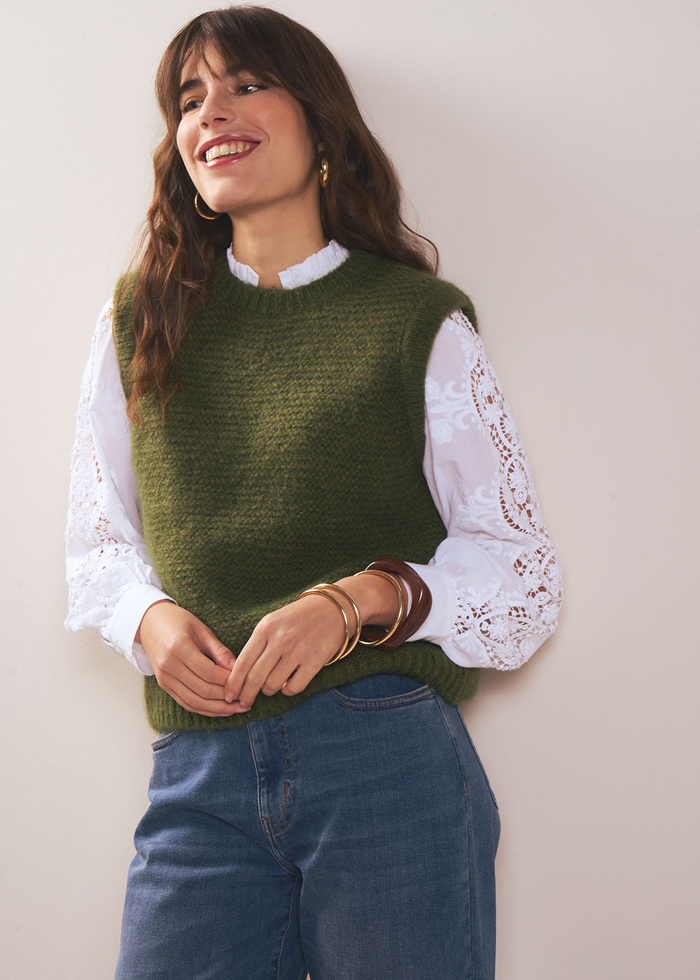 MOTANYA Sleeveless round neck sweater - 4 - Sud Express - Sud Express