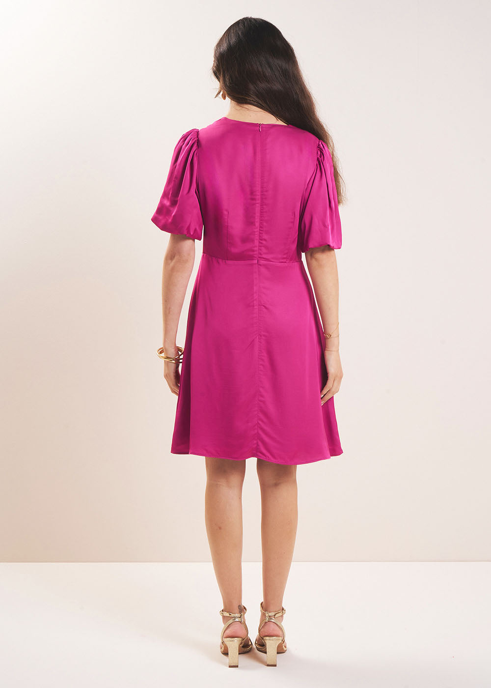 RISELE Short dress with a bow - 3 - Sud Express - Sud Express