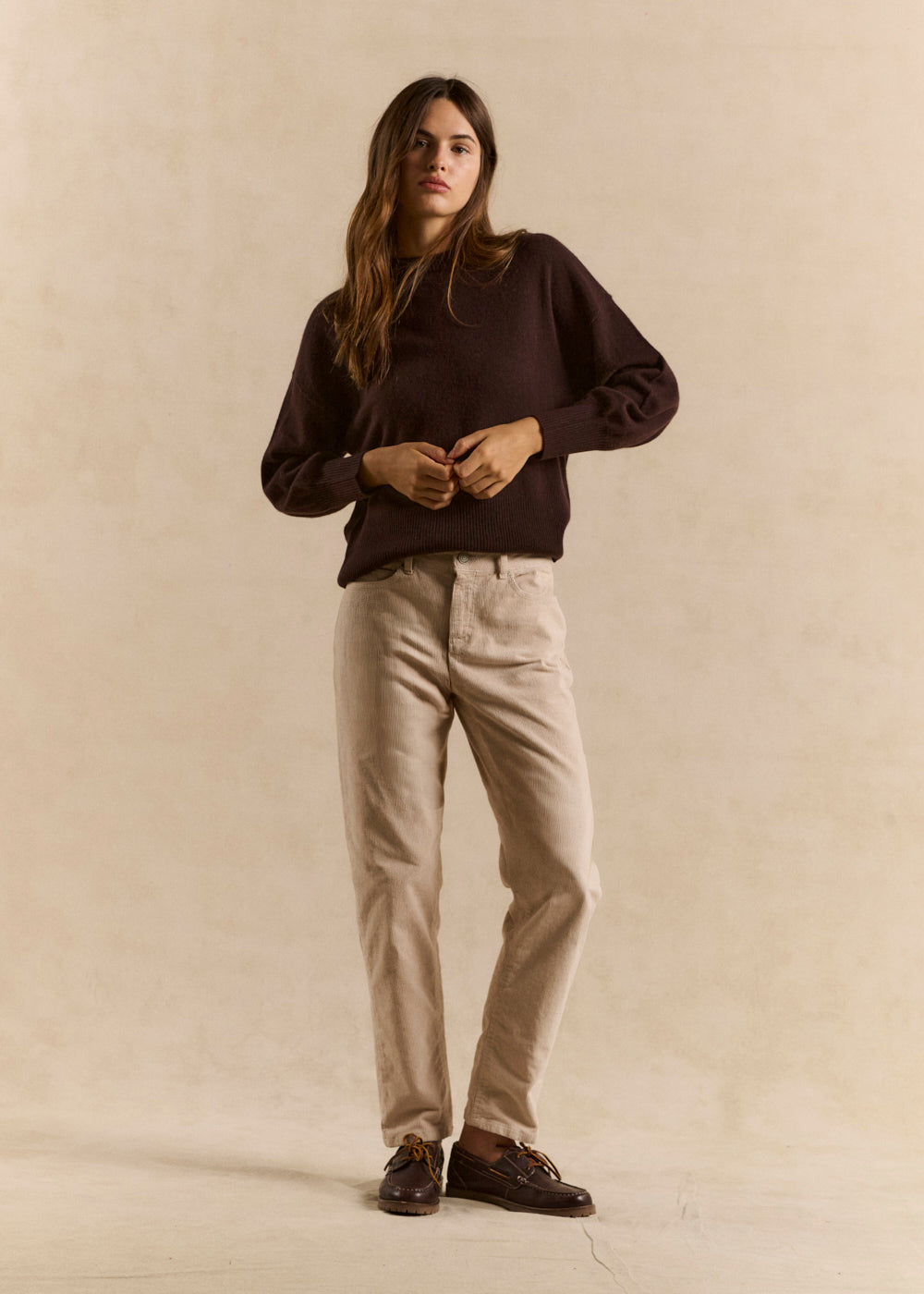 PAVLINI Slim-fit corduroy pants - 2 - Sud Express - Sud Express