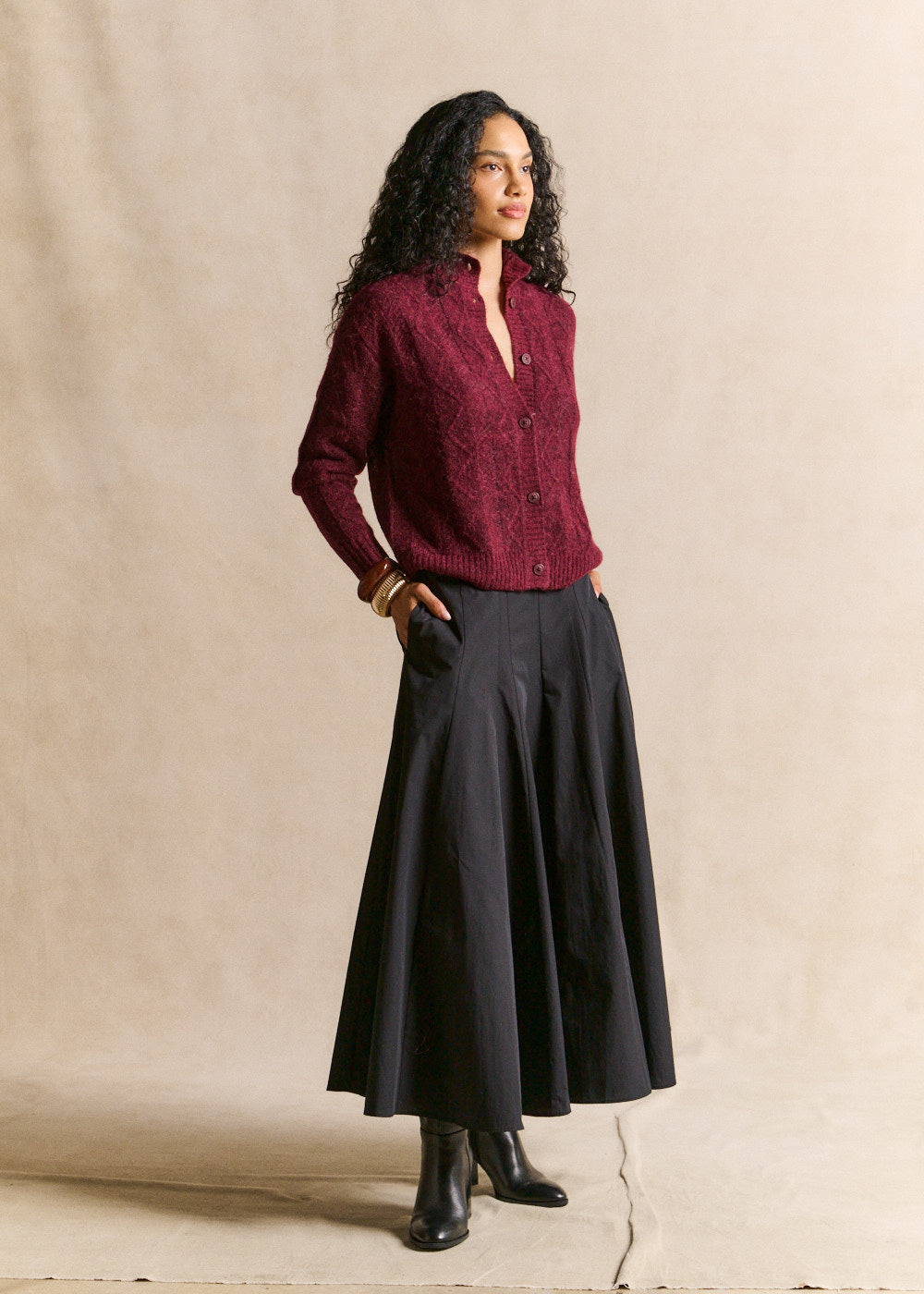 JANGO Long flared skirt - 4 - Sud Express - Sud Express
