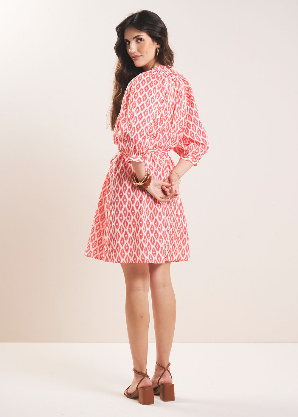 RAELLY Printed short dress - 3 - Sud Express - Sud Express