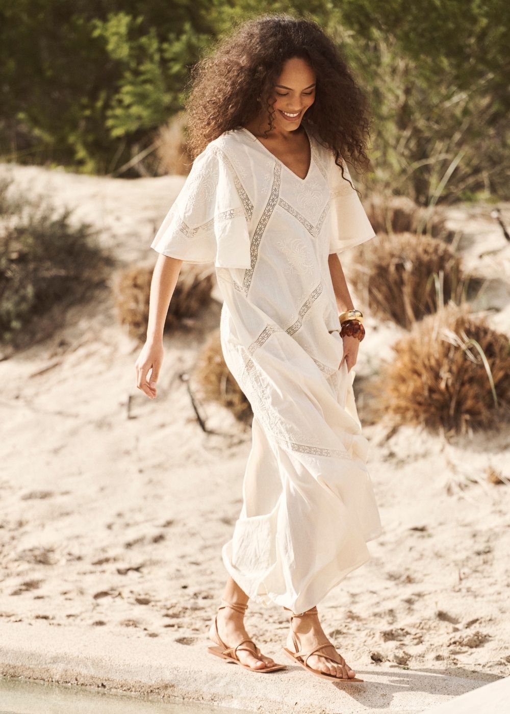 RAUSE Embroidered long dress - 1 - Sud Express - Sud Express
