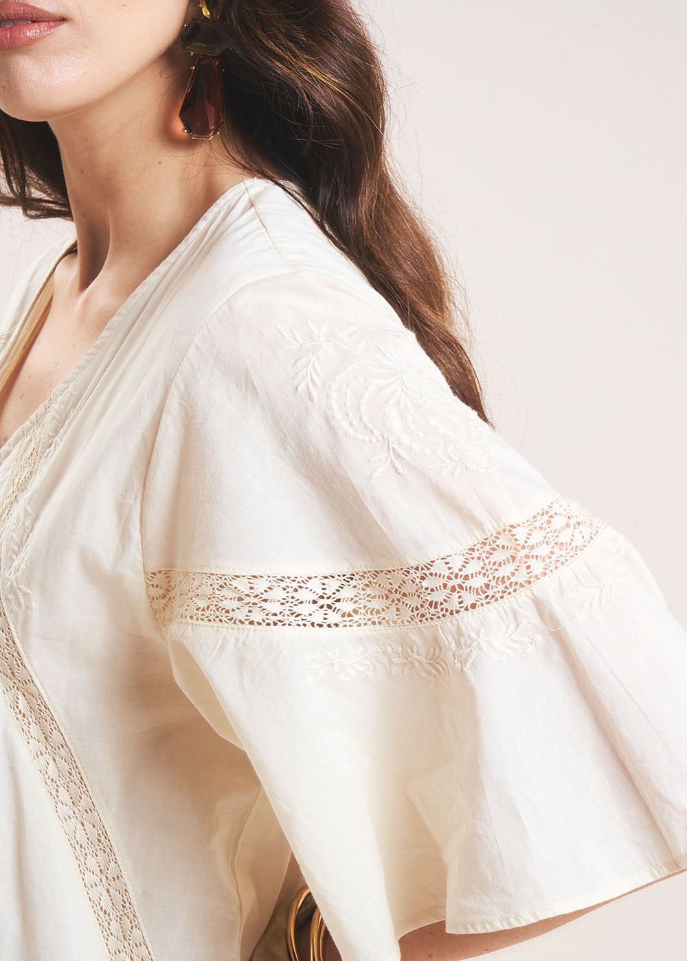 RAUSE Embroidered long dress - 2 - Sud Express - Sud Express