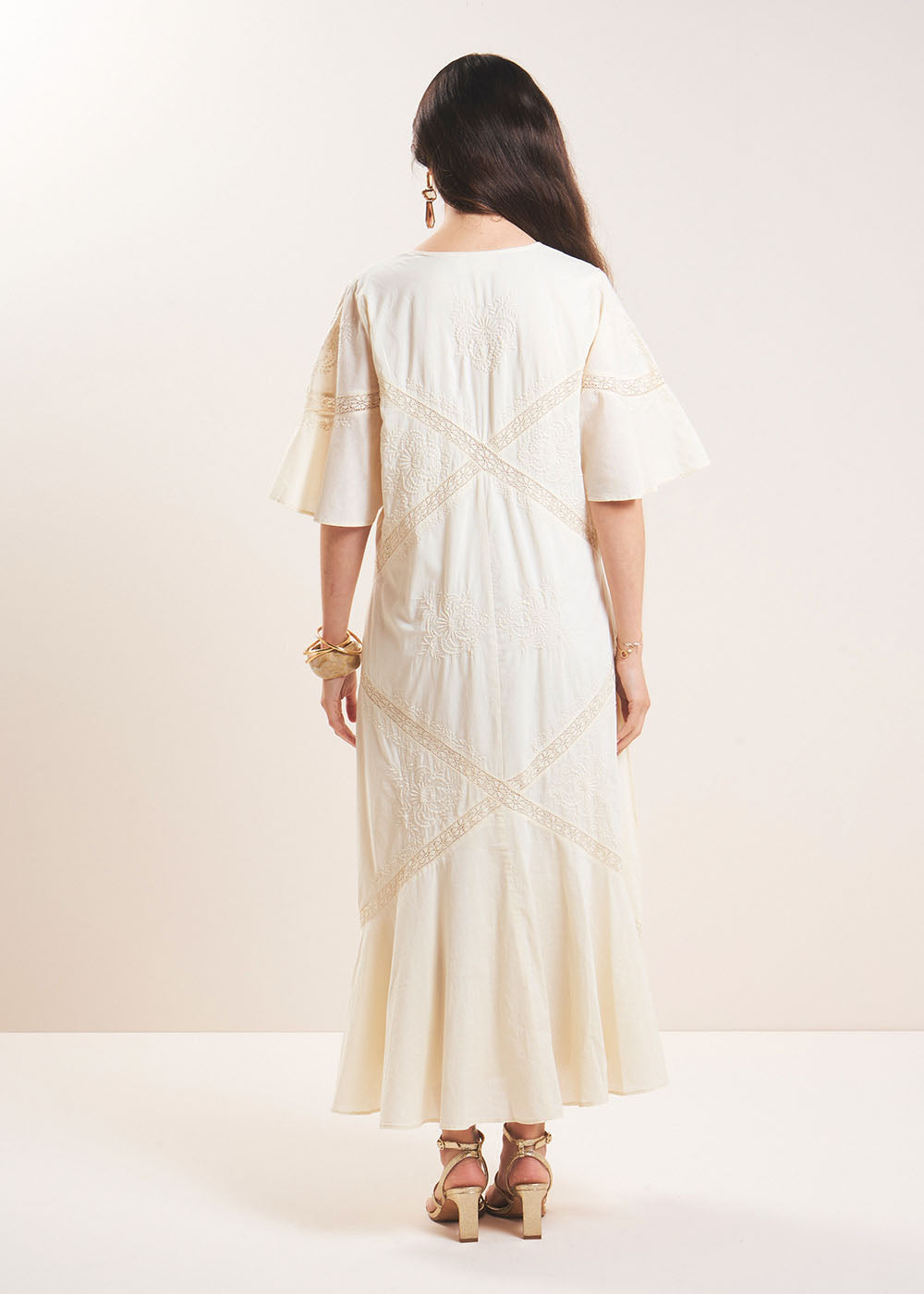 RAUSE Embroidered long dress - 3 - Sud Express - Sud Express