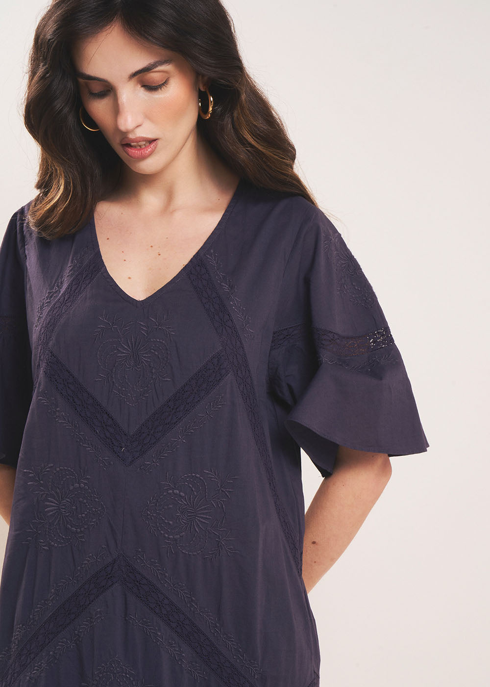 RAUSE Embroidered long dress - 2 - Sud Express - Sud Express