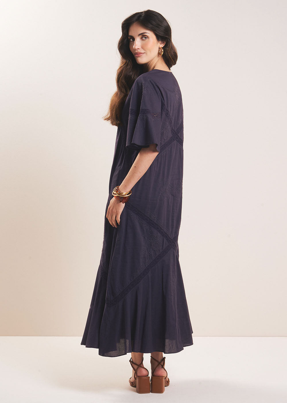 RAUSE Embroidered long dress - 3 - Sud Express - Sud Express