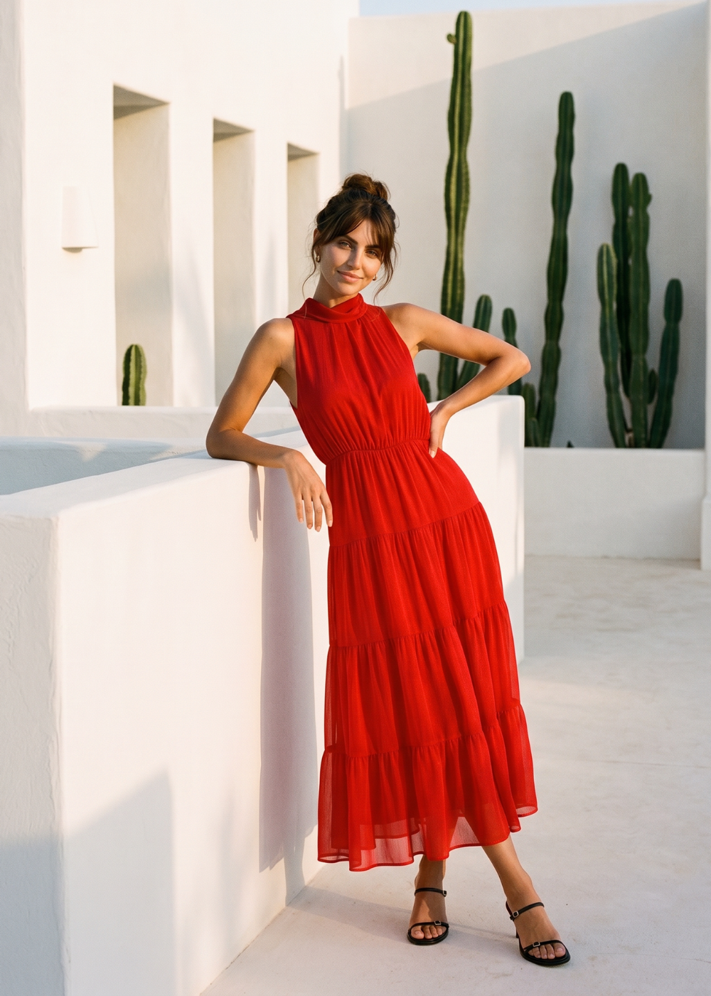 RACAMELIA Flowing maxi dress - 1 - Sud Express - Sud Express