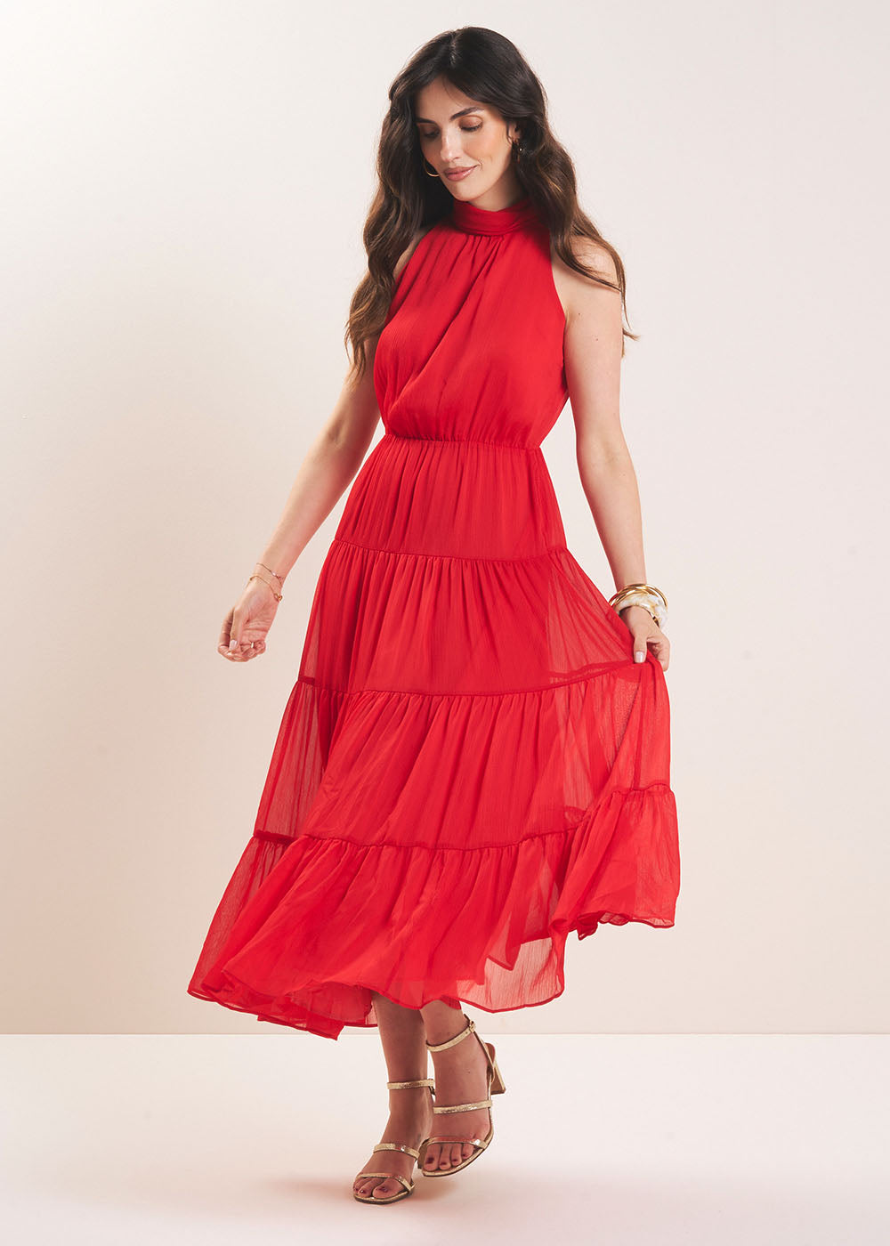 RACAMELIA Flowing maxi dress - 3 - Sud Express - Sud Express