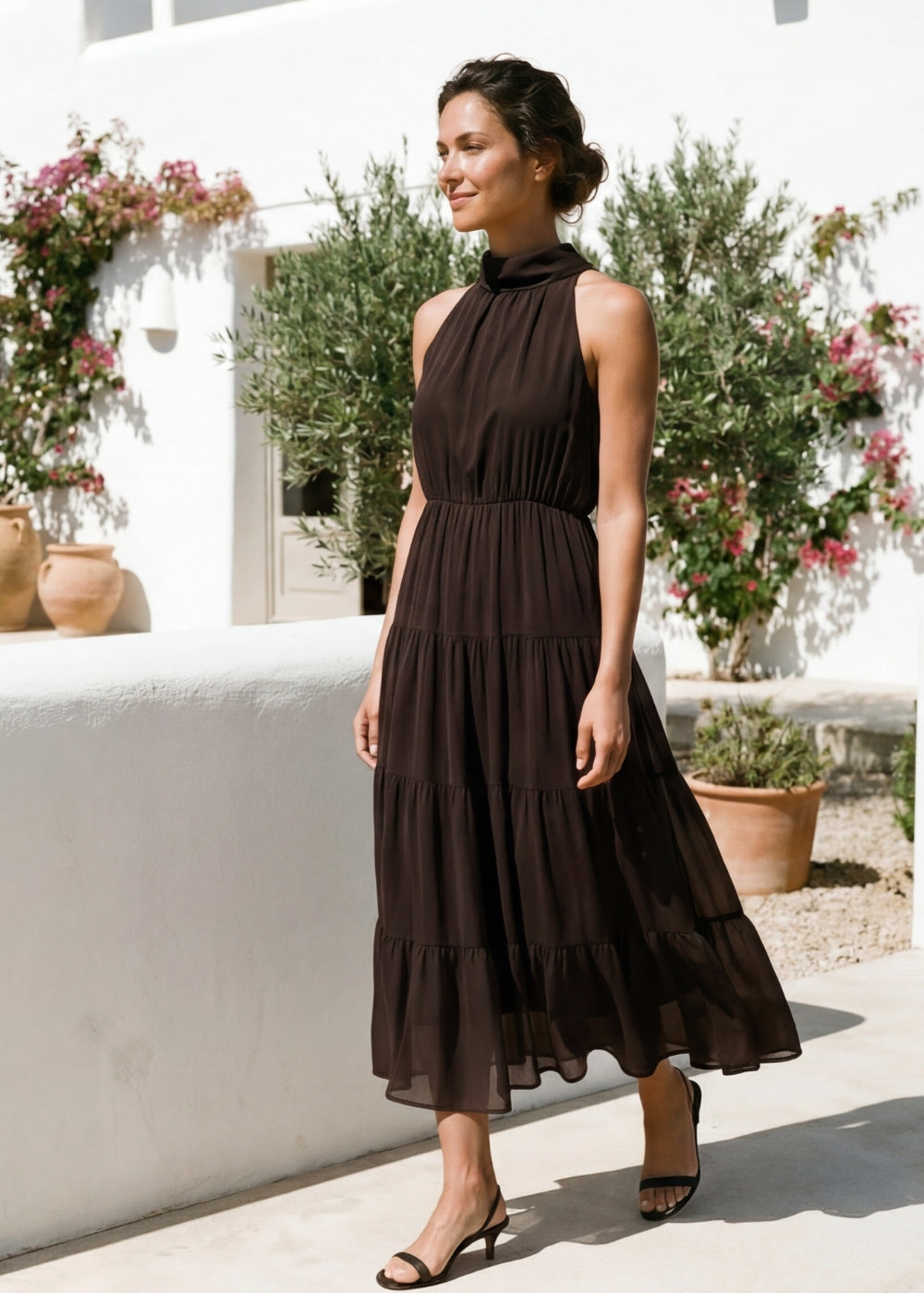 RACAMELIA Flowing maxi dress - 1 - Sud Express - Sud Express