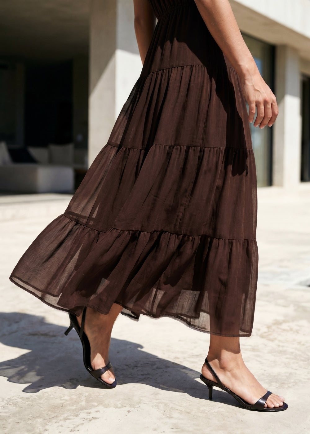 RACAMELIA Flowing maxi dress - 2 - Sud Express - Sud Express