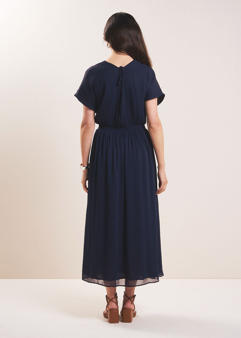 RAMELYA Long dress V neck - 3 - Sud Express - Sud Express