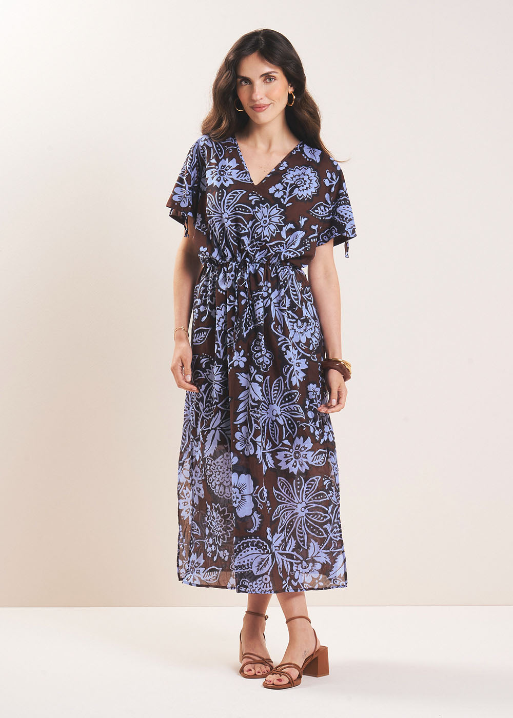 RALOULA Printed midi dress - 1 - Sud Express - Sud Express