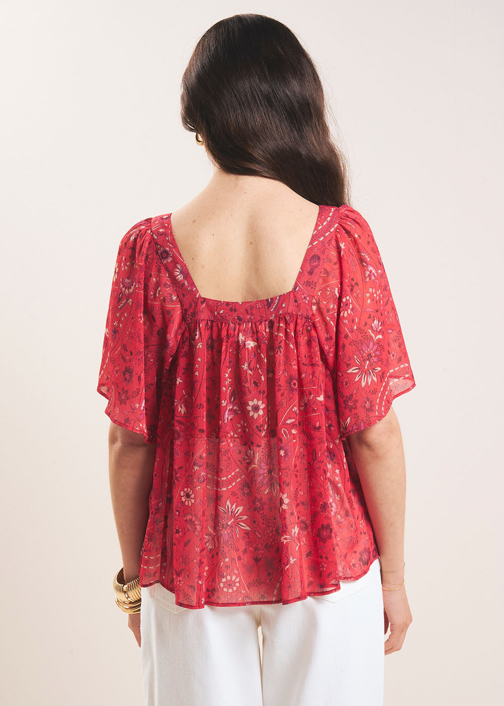 TAJANI Printed blouse - 3 - Sud Express - Sud Express