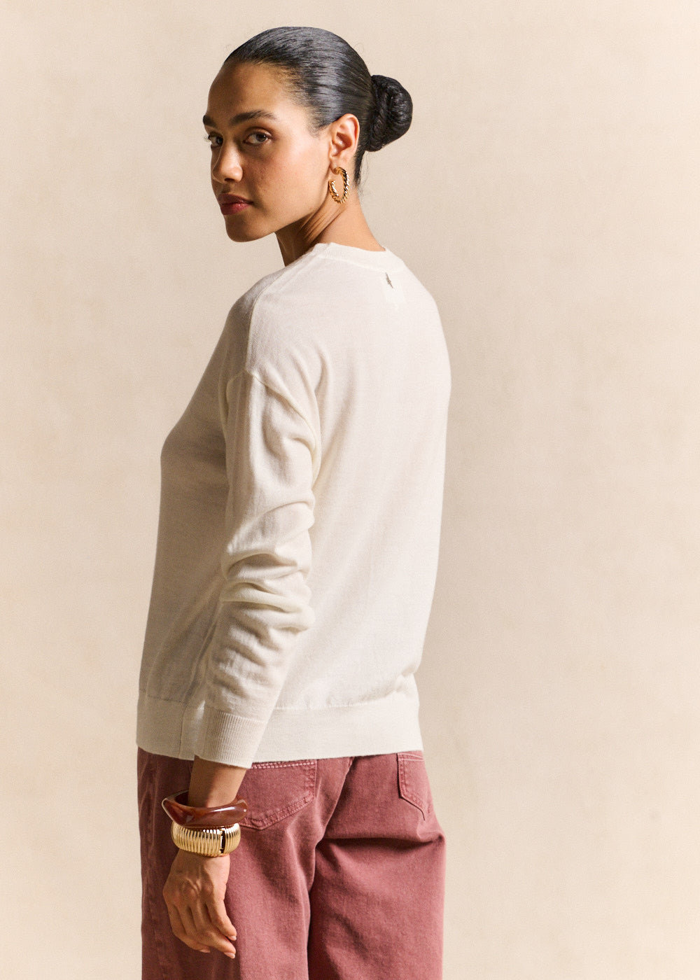 Wool round-neck sweater - Sud Express - 3 - Sud Express