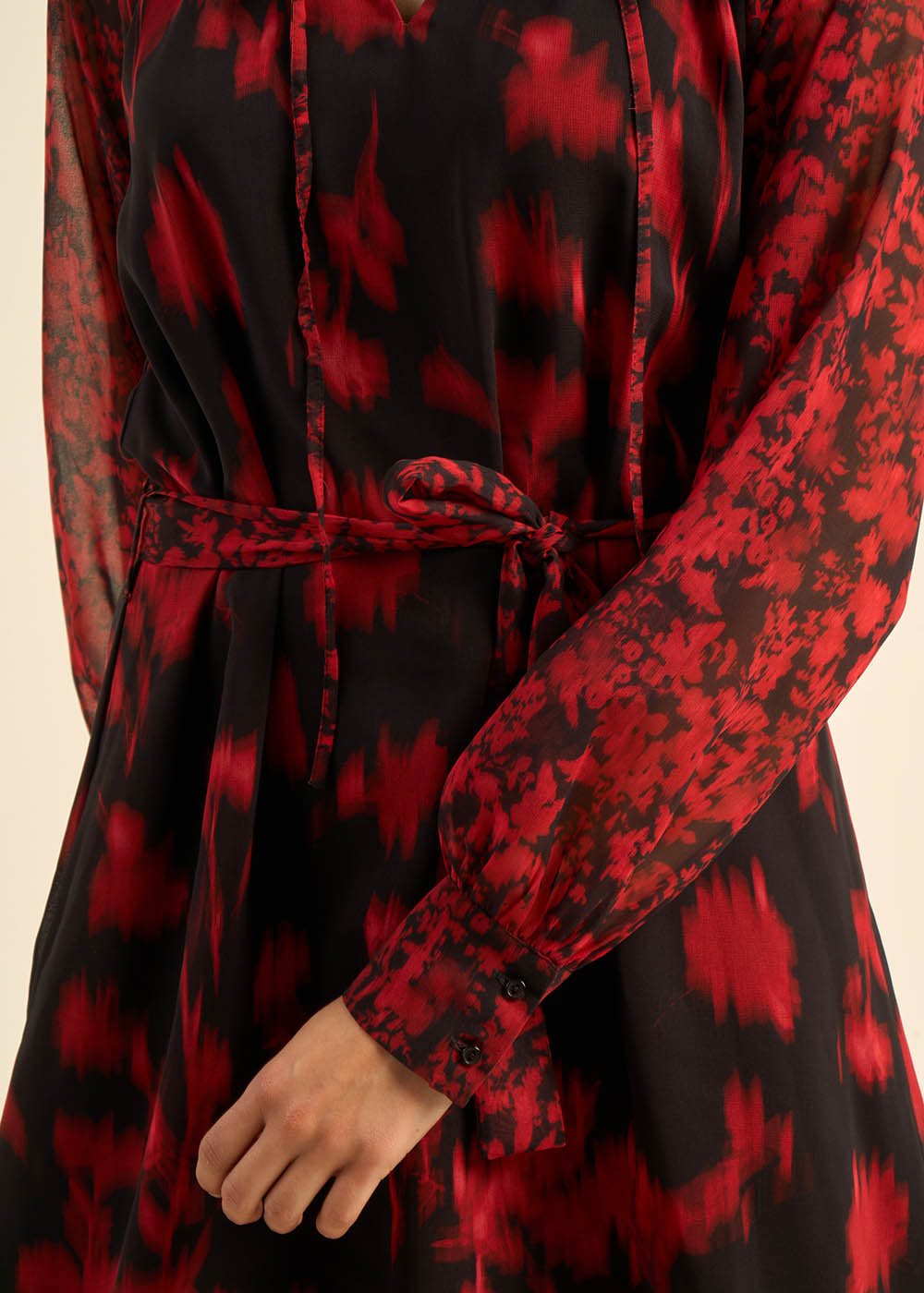 Short printed dress - Sud Express - 4 - Sud Express