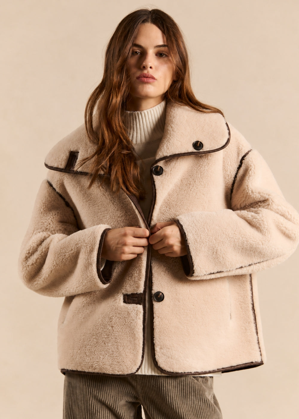 MARINELA Reversible faux fur coat - 2 - Sud Express - Sud Express