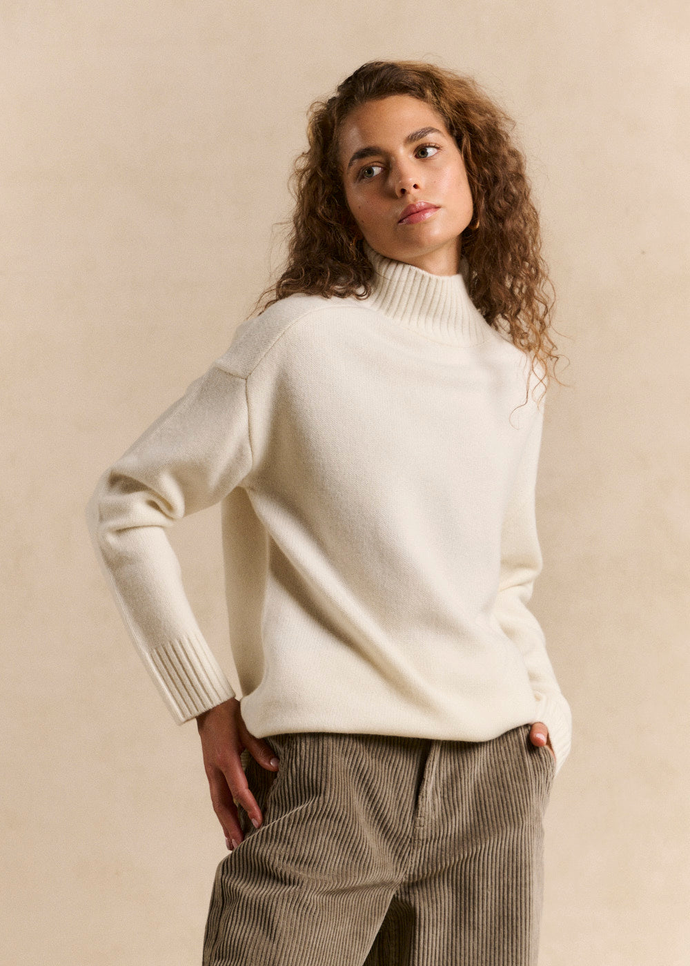 High-necked woollen jumper - Sud Express - 4 - Sud Express