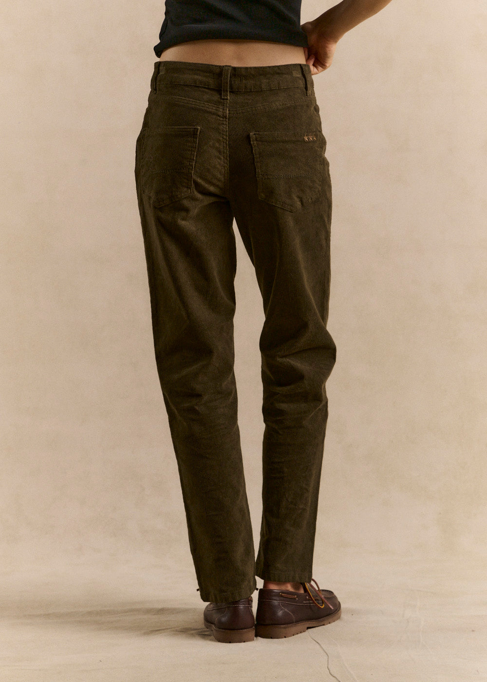 Slim-fit corduroy pants - Sud Express - 3 - Sud Express