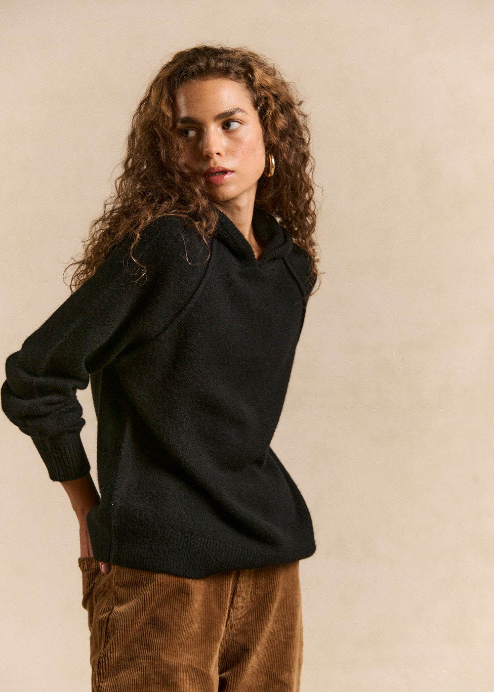 Thick knit hooded sweatshirt - Sud Express - 1 - Sud Express