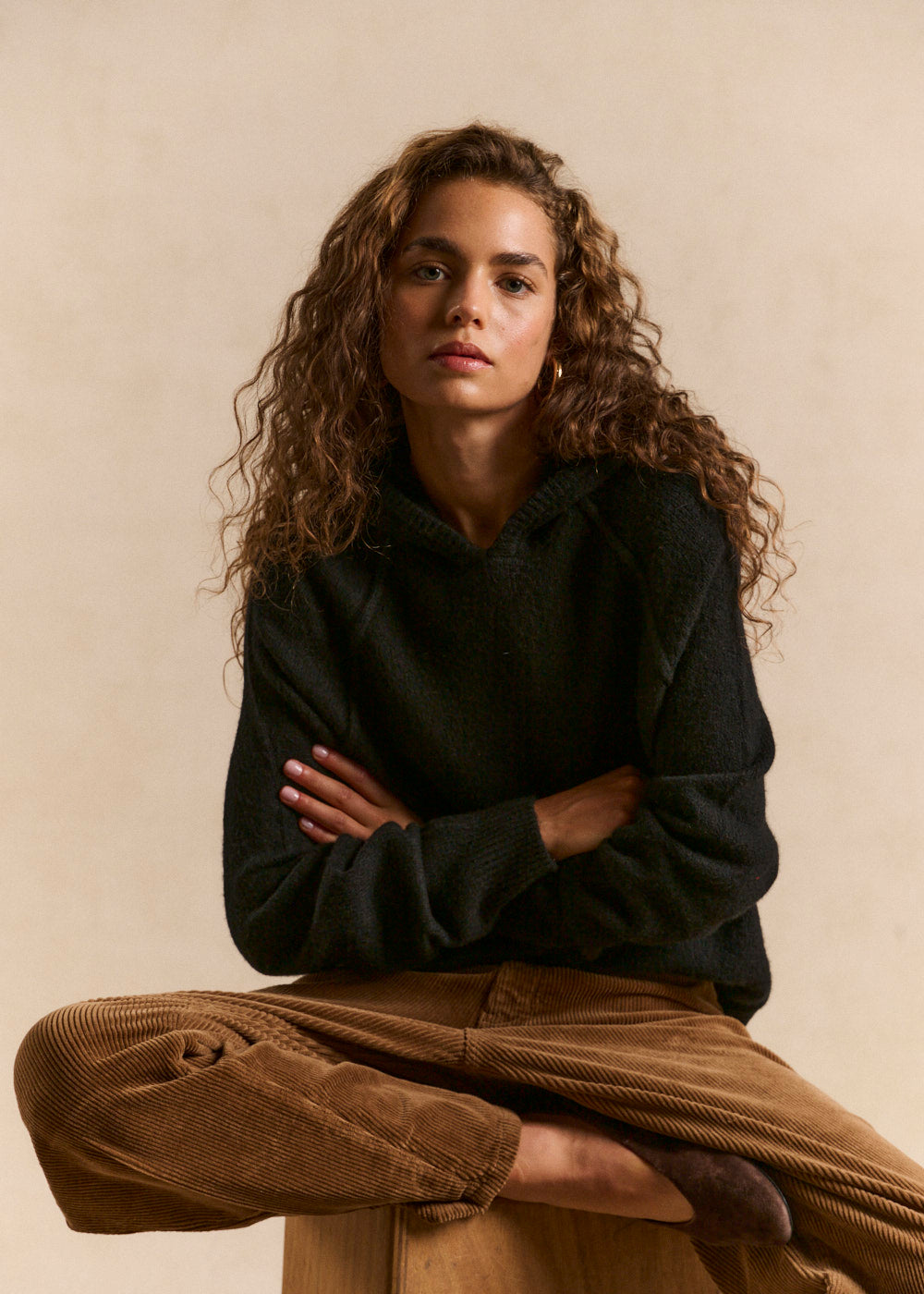Thick knit hooded sweatshirt - Sud Express - 5 - Sud Express