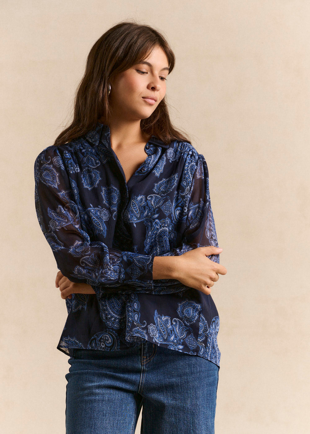 Paisley print shirt - Sud Express - 5 - Sud Express