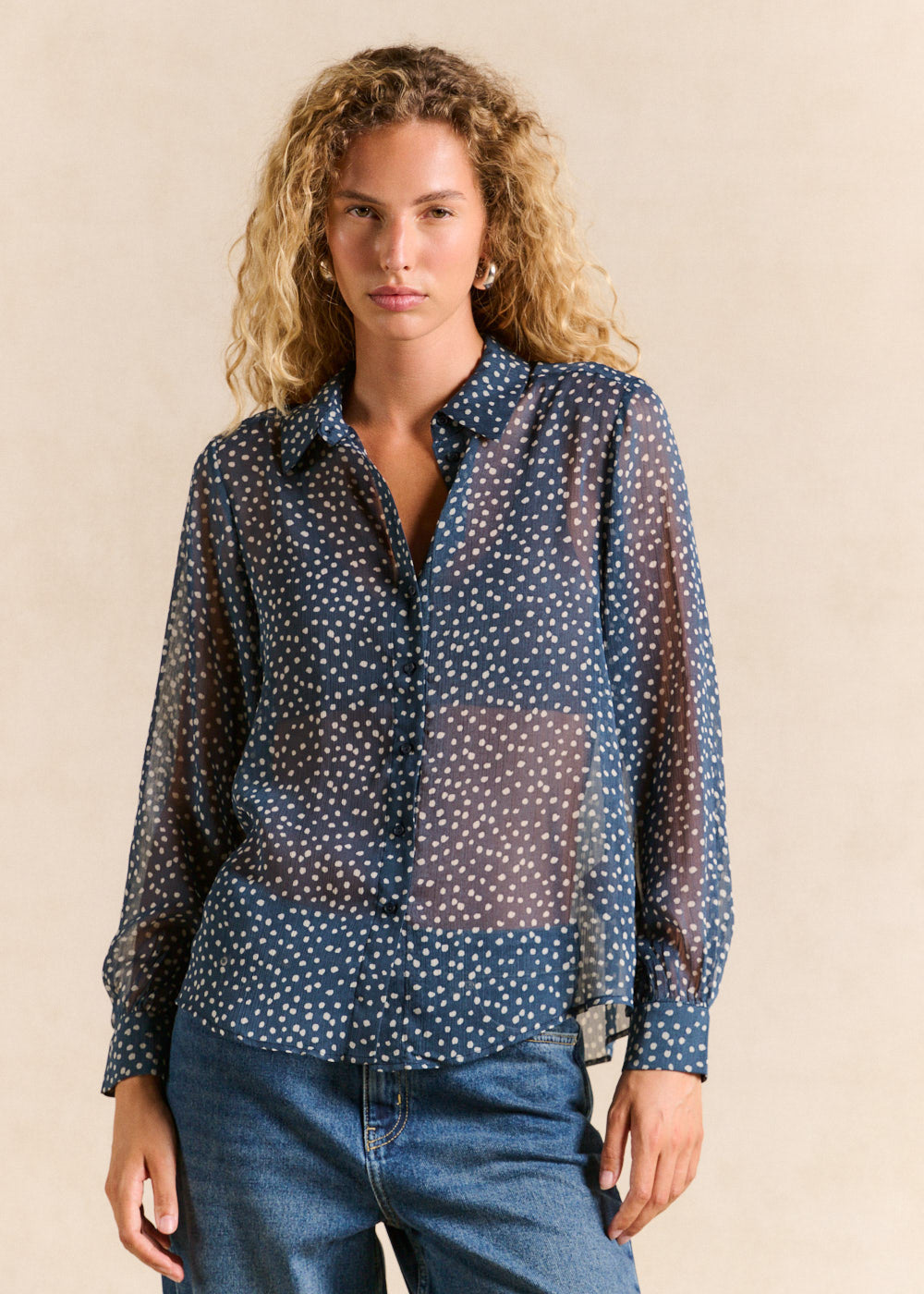 CALOLY Polka dot shirt - 1 - Sud Express - Sud Express