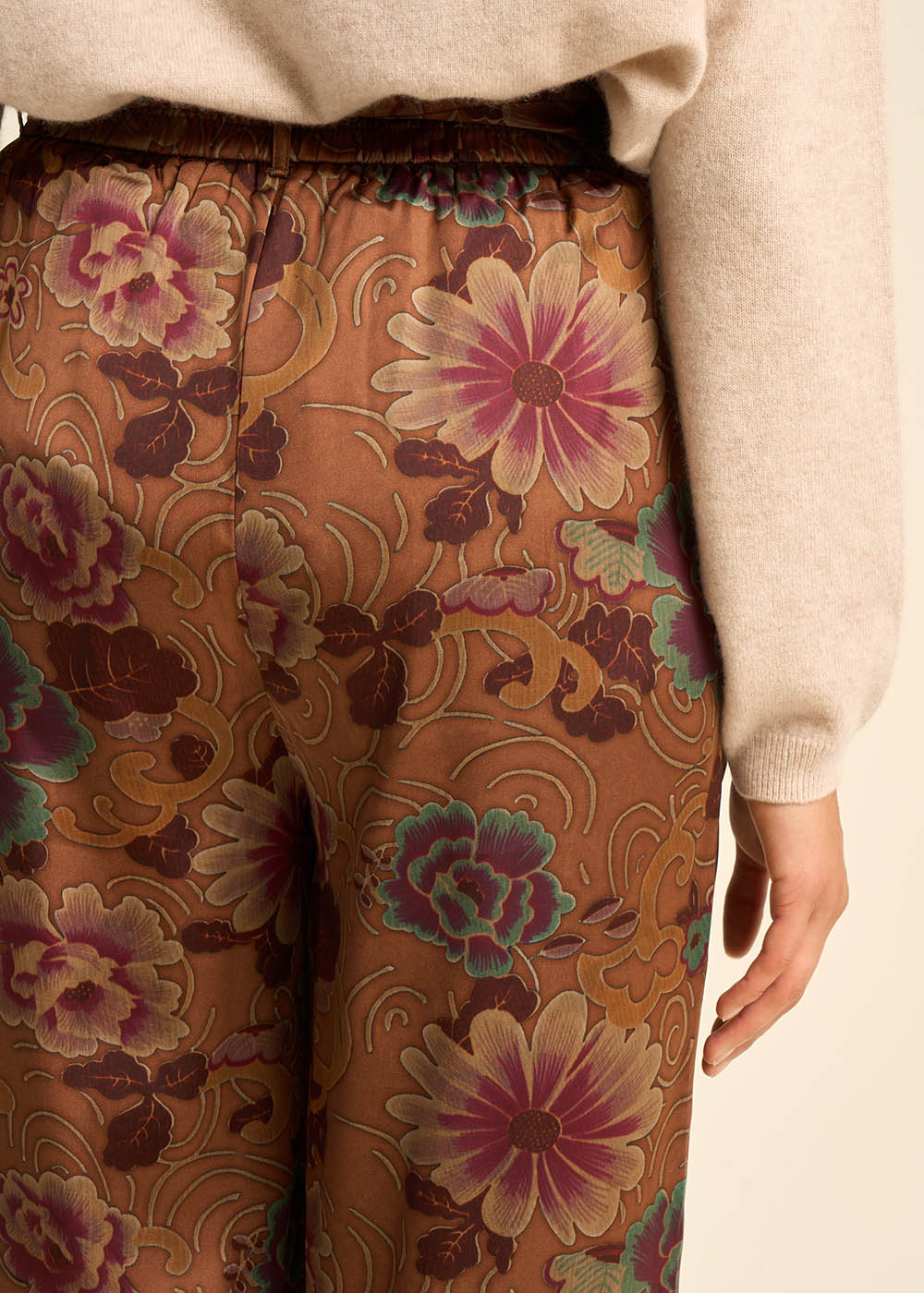 Printed high-waisted pants - Sud Express - 4 - Sud Express