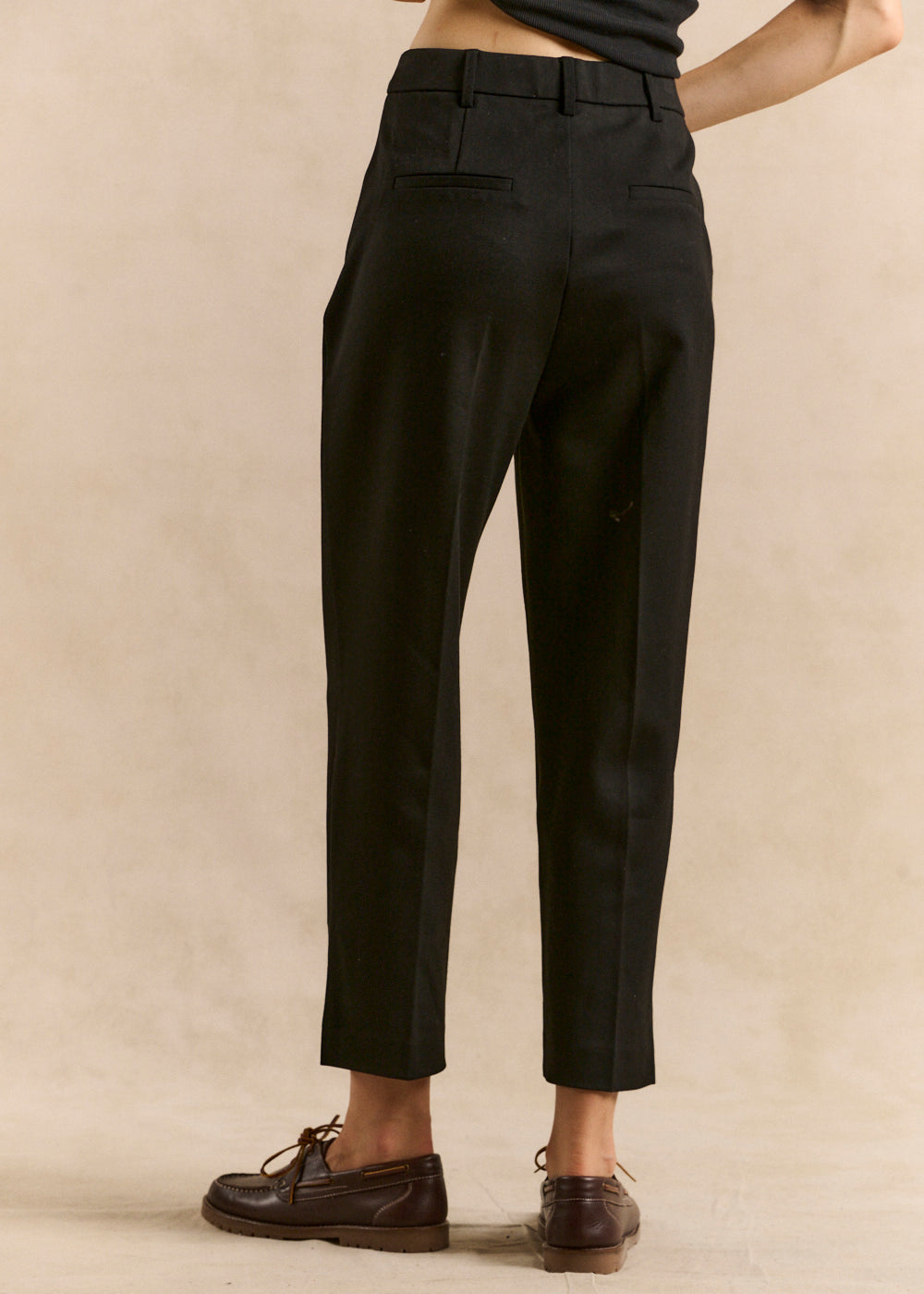 Tailored trousers with integrated waistband - Sud Express - 3 - Sud Express