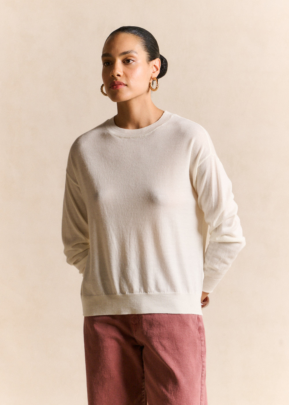 Wool round-neck sweater - Sud Express - 1 - Sud Express