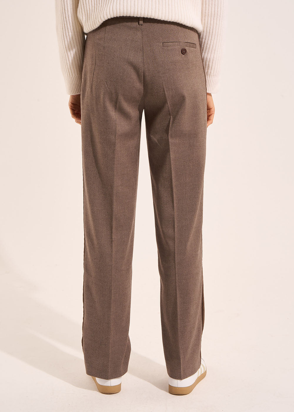 Straight high waist trourser - Sud Express - 3 - Sud Express