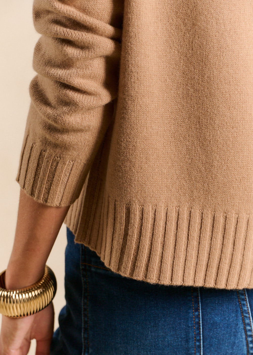 Round-neck wool cardigan - Sud Express - 4 - Sud Express