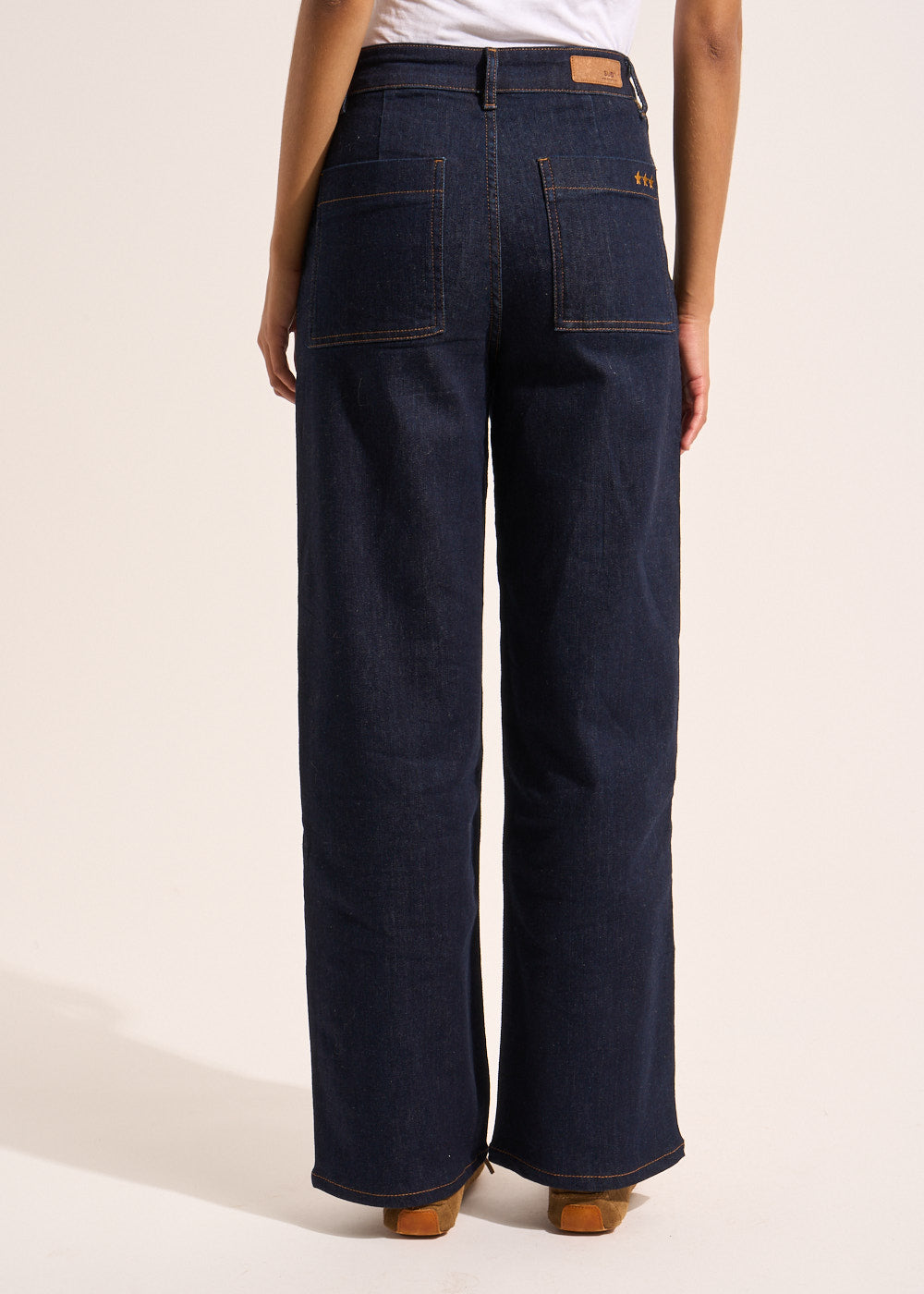 High-waisted wide-leg jeans - Sud Express - 3 - Sud Express