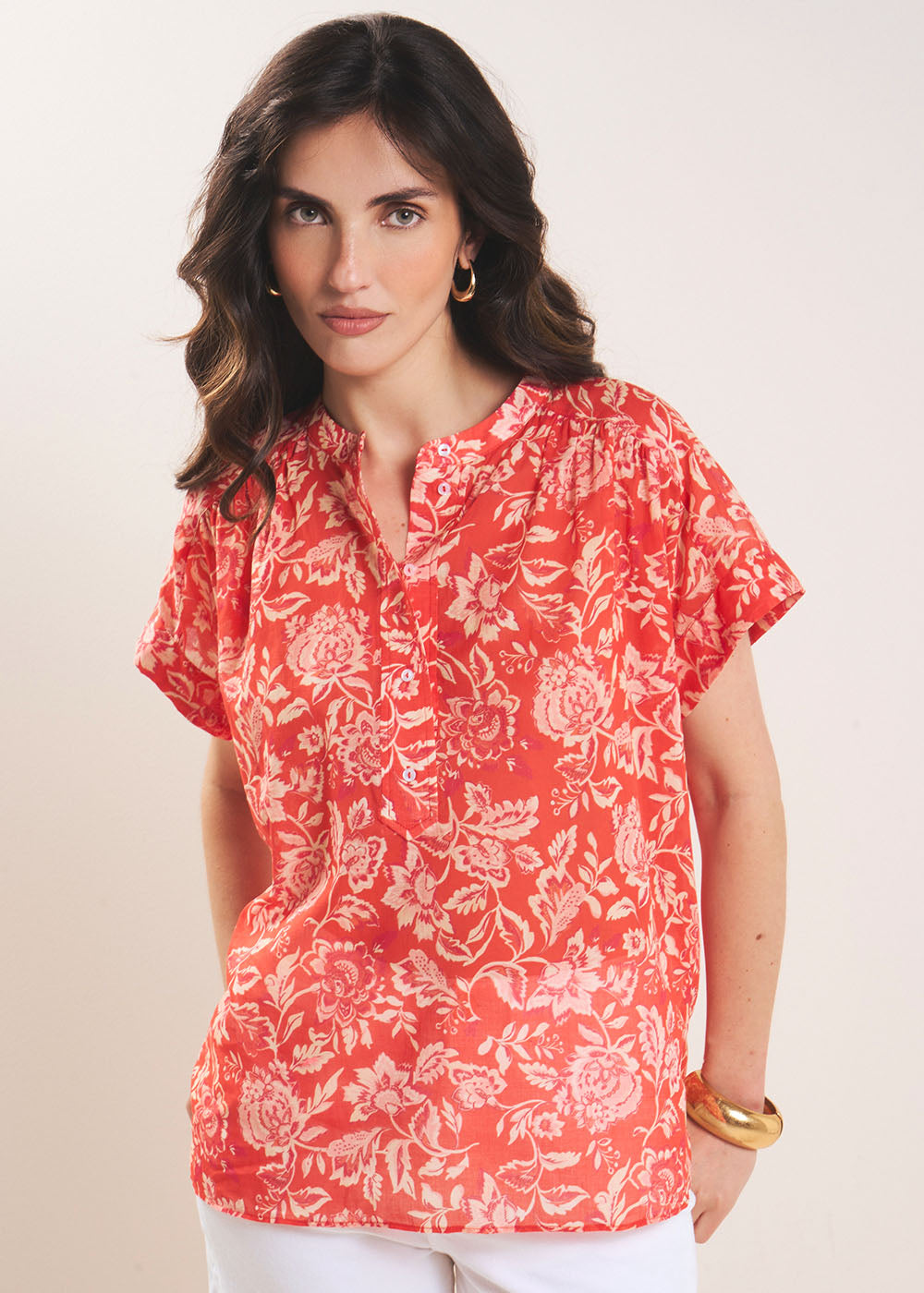CALERMO Printed cotton shirt - 2 - Sud Express - Sud Express